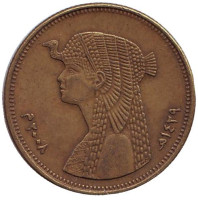 Клеопатра. Монета 50 пиастров. 2008 год, Египет.