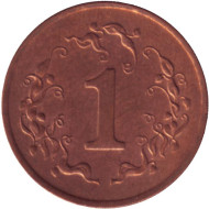 Монета 1 цент. 1994 год, Зимбабве. Монета 1 цент. 1994 год, Зимбабве.