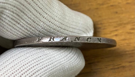 Монета 5 франков. 1804 год (AN 13), Франция. Наполеон I Бонапарт.