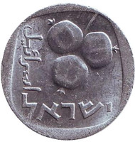 Монета 5 агор. 1978 год, Израиль. Гранат.