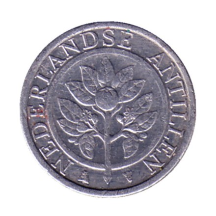 Монета 1 цент. 2012 год, Нидерландские Антильские острова. Цветок апельсинового дерева. Монета 1 цент. 2012 год, Нидерландские Антильские острова. Цветок апельсинового дерева.