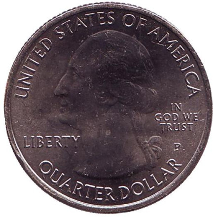 Монета 25 центов (P). 2017 год, США. Национальный памятник Эффиджи-Маундз. Парк № 36. Монета 25 центов (P). 2017 год, США. Национальный памятник Эффиджи-Маундз. Парк № 36.