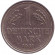 Монета 1 марка. 1981 год (D), ФРГ. Монета 1 марка. 1981 год (D), ФРГ.