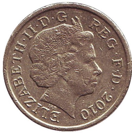 Монета 1 фунт. 2010 год, Великобритания. Белфаст. Столицы регионов.