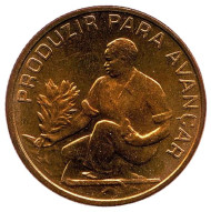 Монета 2,5 эскудо. 1982 год, Кабо-Верде. UNC. Монета 2,5 эскудо. 1982 год, Кабо-Верде. UNC.