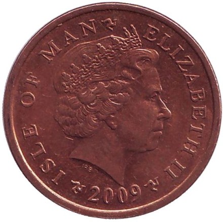 Монета 2 пенса. 2009 год, Остров Мэн. Башня Альберта. Монета 2 пенса. 2009 год, Остров Мэн. Башня Альберта.