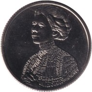 Монета 25 центов. 2023 год (S), США. Джовита Идар. Серия "Американские женщины". Монета 25 центов. 2023 год (S), США. Джовита Идар. Серия "Американские женщины".