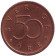 Монета 50 эре. 2005 год, Швеция.