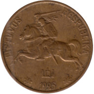 Монета 20 центов. 1925 год, Литва. Монета 20 центов. 1925 год, Литва.