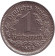 Монета 1 рейхсмарка. 1934 год, Германия (Третий Рейх). (G). Монета 1 рейхсмарка. 1934 год, Германия (Третий Рейх). (G).