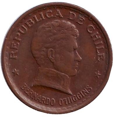 Монета 20 сентаво. 1949 год, Чили.