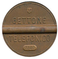 Телефонный жетон. 7307. Италия. 1973 год. (Отметка: ESM)