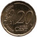 Монета 20 центов, 2014 год, Латвия.
