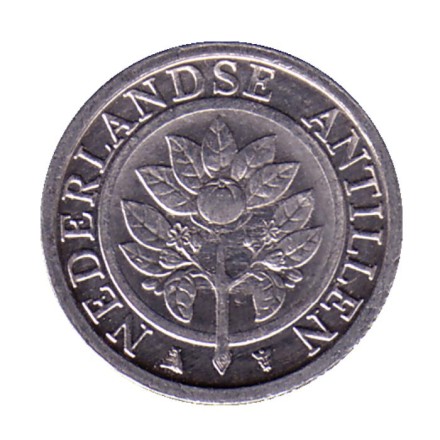 Монета 1 цент. 2014 год, Нидерландские Антильские острова. Цветок апельсинового дерева. Монета 1 цент. 2014 год, Нидерландские Антильские острова. Цветок апельсинового дерева.