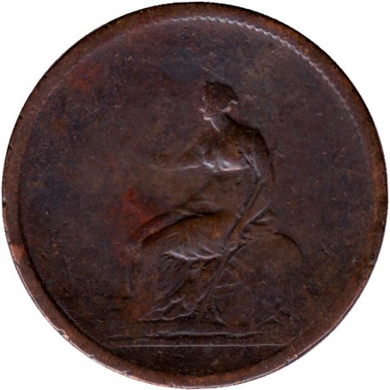 Монета 1 пенни. 1806 год, Великобритания. Монета 1 пенни. 1806 год, Великобритания.