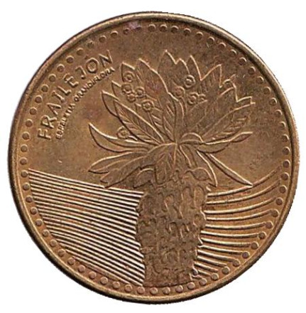 Монета 100 песо. 2014 год, Колумбия. Фрайлехон.