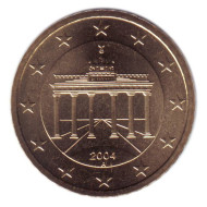 Монета 50 центов. 2004 год (А), Германия. Монета 50 центов. 2004 год (А), Германия.