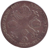 Монета 1/2 кроненталера. 1788 год, Австрийские Нидерланды. Монета 1/2 кроненталера. 1788 год, Австрийские Нидерланды.