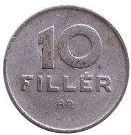 Монета 10 филлеров. 1979 год, Венгрия.
