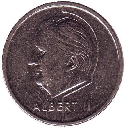 Монета 50 франков. 1994 год, Бельгия. (Belgique)