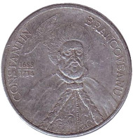 Монета 1000 лей. 2004 год, Румыния. Тип 1. Из обращения. Константин Брынковяну. Монета 1000 лей. 2004 год, Румыния. Тип 1. Из обращения. Константин Брынковяну.