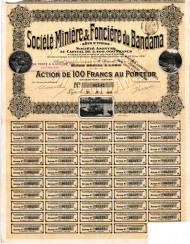 Облигация на сумму 3,400,000 франков. 1911 год Франция.