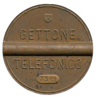 Телефонный жетон. 7311. Италия. 1973 год. (Отметка: ESM)