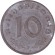 Монета 10 рейхспфеннигов. 1940 год, Германия (Третий Рейх). (F). Монета 10 рейхспфеннигов. 1940 год, Германия (Третий Рейх). (F).