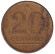 Монета 20 сентаво. 1947 год, Бразилия. Монета 20 сентаво. 1947 год, Бразилия.