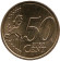 Монета 50 центов, 2014 год, Латвия.
