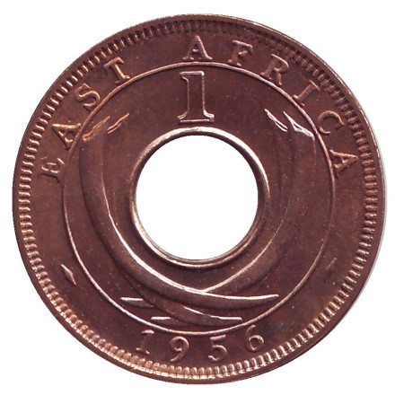 Монета 1 цент. 1956 год (KN), Восточная Африка. aUNC.