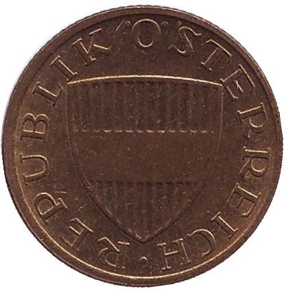 Монета 50 грошей. 1983 год, Австрия.