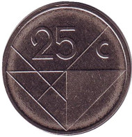 Монета 25 центов, 2010 год, Аруба. Монета 25 центов, 2010 год, Аруба.