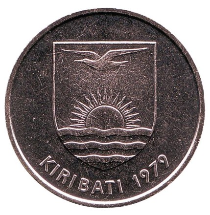 Монета 50 центов. 1979 год, Кирибати. Орех Пандануса.