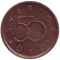 Монета 50 эре. 2007 год, Швеция.