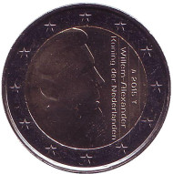 Монета 2 евро. 2015 год, Нидерланды. Монета 2 евро. 2015 год, Нидерланды.