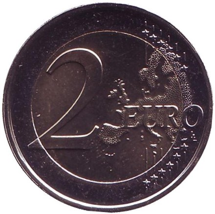 Монета 2 евро. 2015 год, Нидерланды.