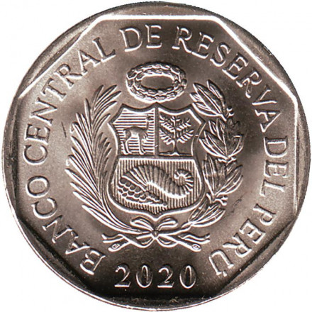 Монета 1 соль. 2020 год, Перу. Героини Толедо. Серия "200 лет Независимости". Монета 1 соль. 2020 год, Перу. Героини Толедо. Серия "200 лет Независимости".