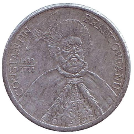 Монета 1000 лей. 2000 год, Румыния. Константин Брынковяну.