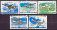 История российской авиации. Марки почтовые. Серия из 5 штук. 1979 год, СССР. История российской авиации. Марки почтовые. Серия из 5 штук. 1979 год, СССР.