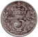 Монета 3 пенса. 1906 год, Великобритания. Монета 3 пенса. 1906 год, Великобритания.