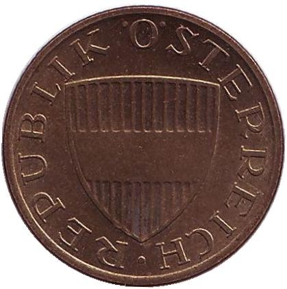 Монета 50 грошей. 1984 год, Австрия. Монета 50 грошей. 1984 год, Австрия.