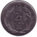 Монета 2,5 лиры. 1974 год, Турция.