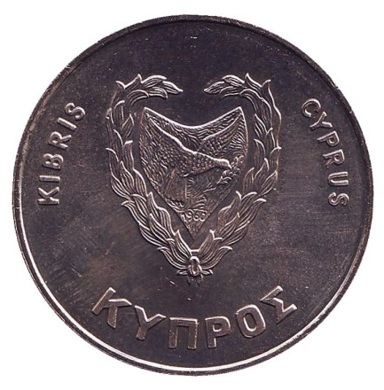 Монета 500 миллей, 1980 год, Кипр. XXII летняя олимпиада в Москве. Монета 500 миллей, 1980 год, Кипр. XXII летняя олимпиада в Москве.