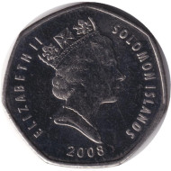 Монета 1 доллар. 2008 год, Соломоновы острова. Морской дух моря Нусу. Монета 1 доллар. 2008 год, Соломоновы острова. Морской дух моря Нусу.