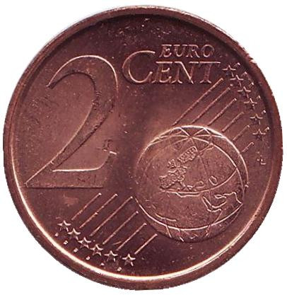Монета 2 цента, 2000 год, Испания. Монета 2 цента, 2000 год, Испания.