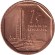 Монета 1 сентаво. 2016 год, Куба. (Конвертируемый песо).
