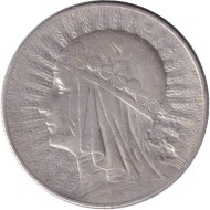 Монета 5 злотых. 1932 год, Польша. Ядвига.