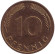 Монета 10 пфеннигов. 1983 год (G), ФРГ. Дубовые листья. Монета 10 пфеннигов. 1983 год (G), ФРГ. Дубовые листья.