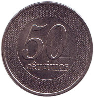 Монета 50 сентимо. 2012 год, Ангола. Монета 50 сентимо. 2012 год, Ангола.